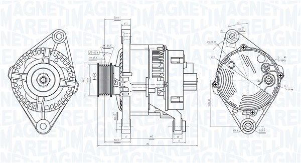 MAGNETI MARELLI Generaator 063731084010